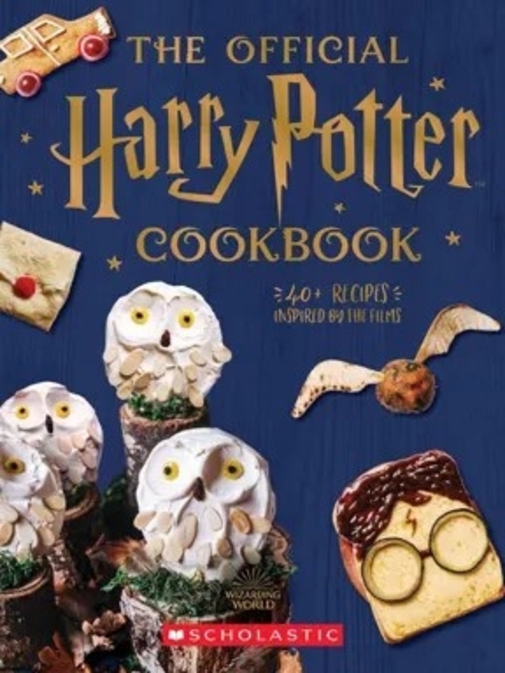 Scholastic Harry Potter Cookbook - Blue and Gold Cover